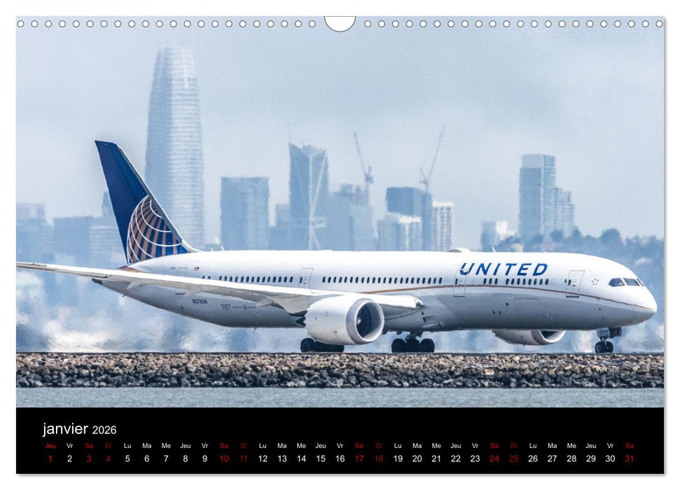 MOMENTS D´AVIATION 2026 (CALVENDO Calendrier mensuel 2026)