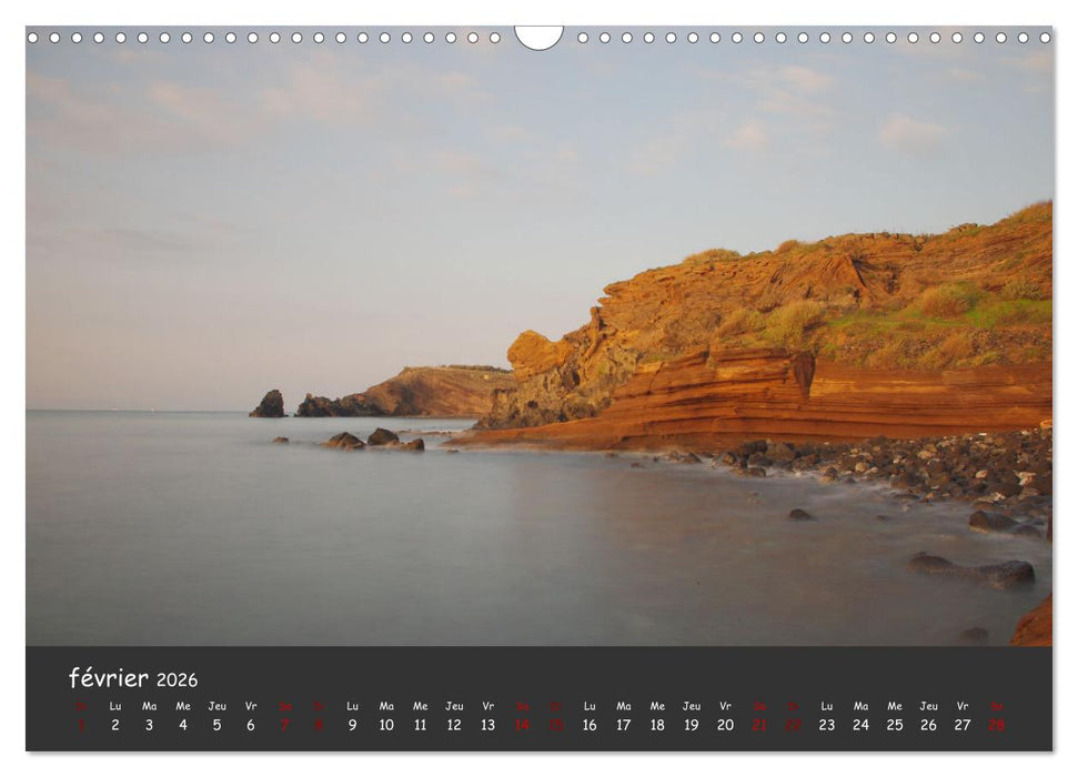 Le Cap d'Agde - Terre volcanique (CALVENDO Calendrier mensuel 2026)