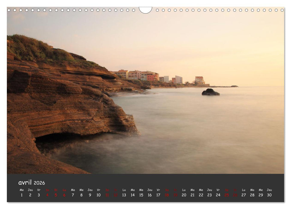 Le Cap d'Agde - Terre volcanique (CALVENDO Calendrier mensuel 2026)
