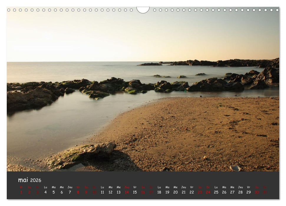 Le Cap d'Agde - Terre volcanique (CALVENDO Calendrier mensuel 2026)