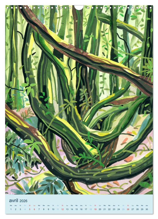 MERVEILLEUSE MOORÉA (CALVENDO Calendrier mensuel 2026)