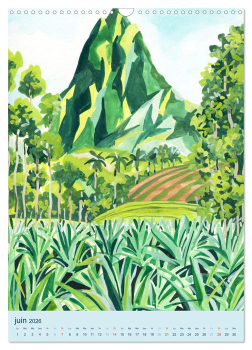 MERVEILLEUSE MOORÉA (CALVENDO Calendrier mensuel 2026)