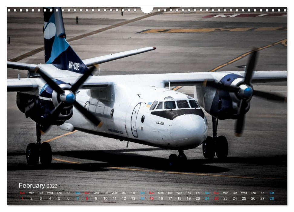 AVIATION MOMENTS 2026 (CALVENDO Monthly Calendar 2026)