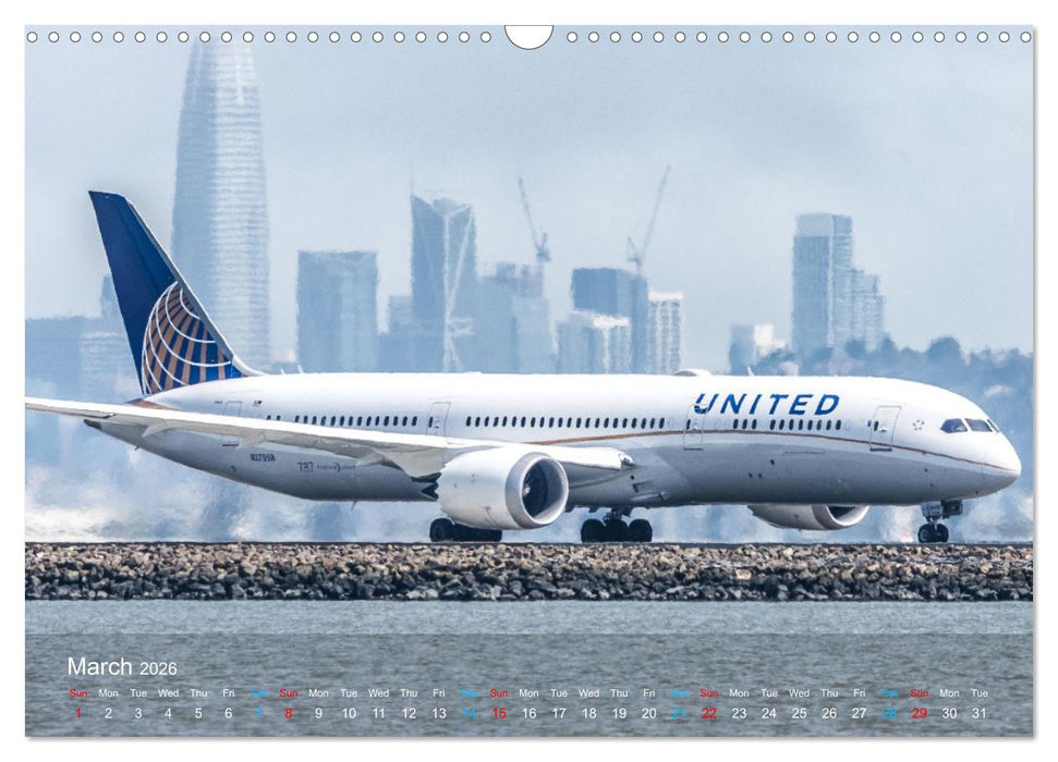 AVIATION MOMENTS 2026 (CALVENDO Monthly Calendar 2026)