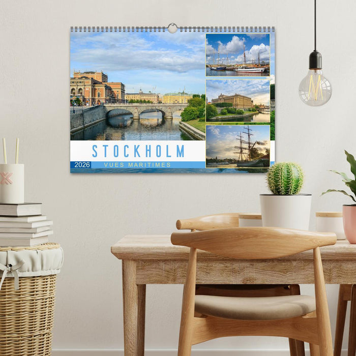 Stockholm - Vues maritimes (CALVENDO Calendrier mensuel 2026)