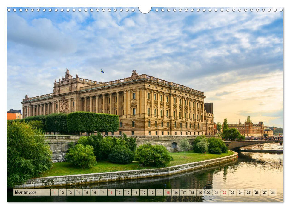 Stockholm - Vues maritimes (CALVENDO Calendrier mensuel 2026)