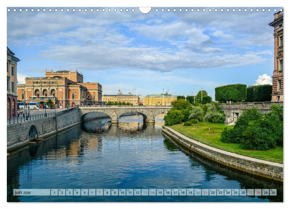 Stockholm - Vues maritimes (CALVENDO Calendrier mensuel 2026)