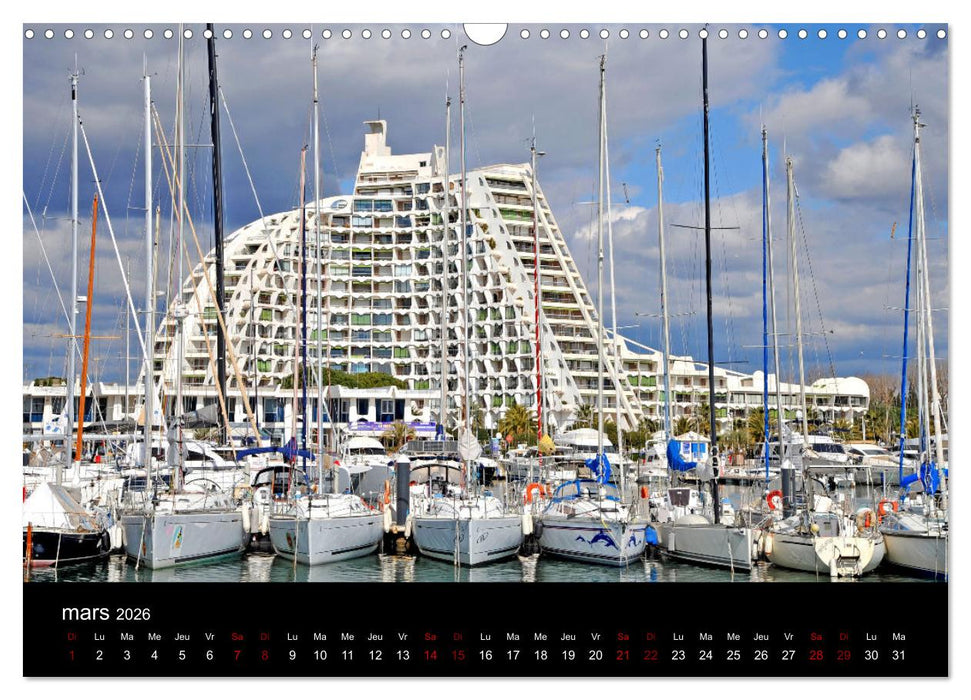 La Grande-Motte (CALVENDO Calendrier mensuel 2026)