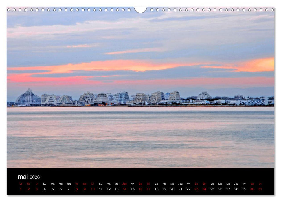 La Grande-Motte (CALVENDO Calendrier mensuel 2026)