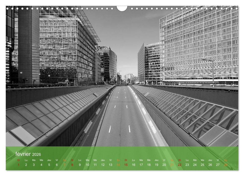 Bruxelles en confinement (CALVENDO Calendrier mensuel 2026)