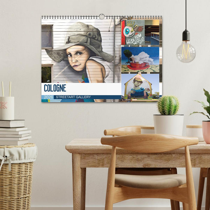 COLOGNE STREETART GALLERY (CALVENDO Monthly Calendar 2026)