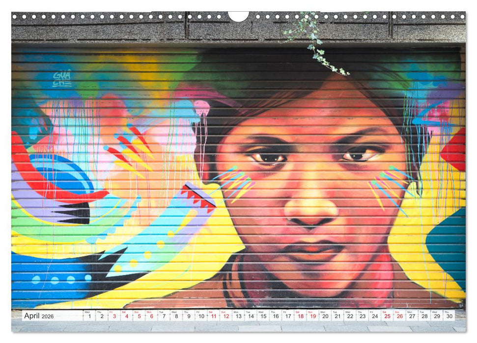 COLOGNE STREETART GALLERY (CALVENDO Monthly Calendar 2026)