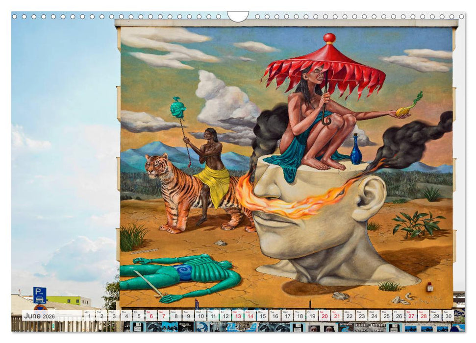 COLOGNE STREETART GALLERY (CALVENDO Monthly Calendar 2026)