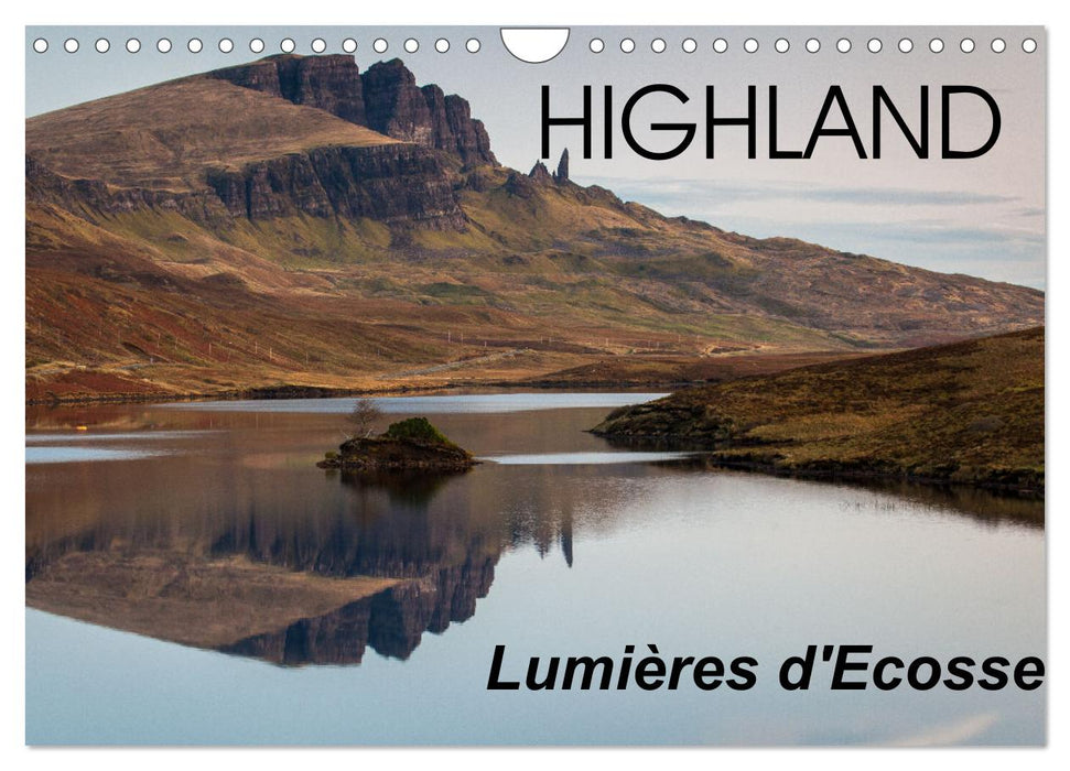 HIGHLAND, Lumières d'Ecosse (CALVENDO Calendrier mensuel 2026)
