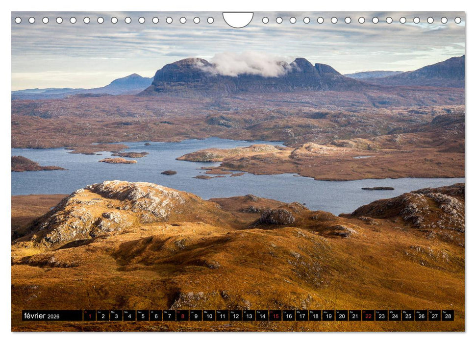 HIGHLAND, Lumières d'Ecosse (CALVENDO Calendrier mensuel 2026)
