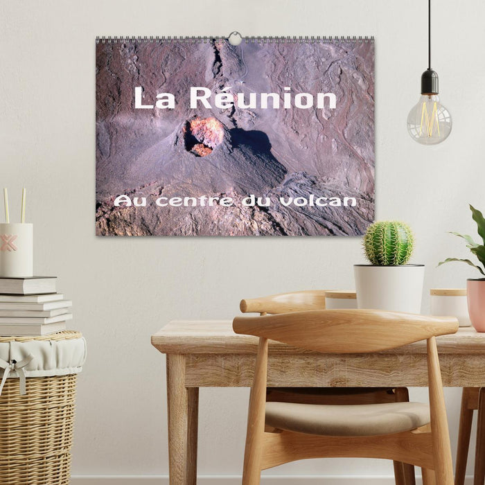 La Réunion, Au centre du volcan (CALVENDO Calendrier mensuel 2026)