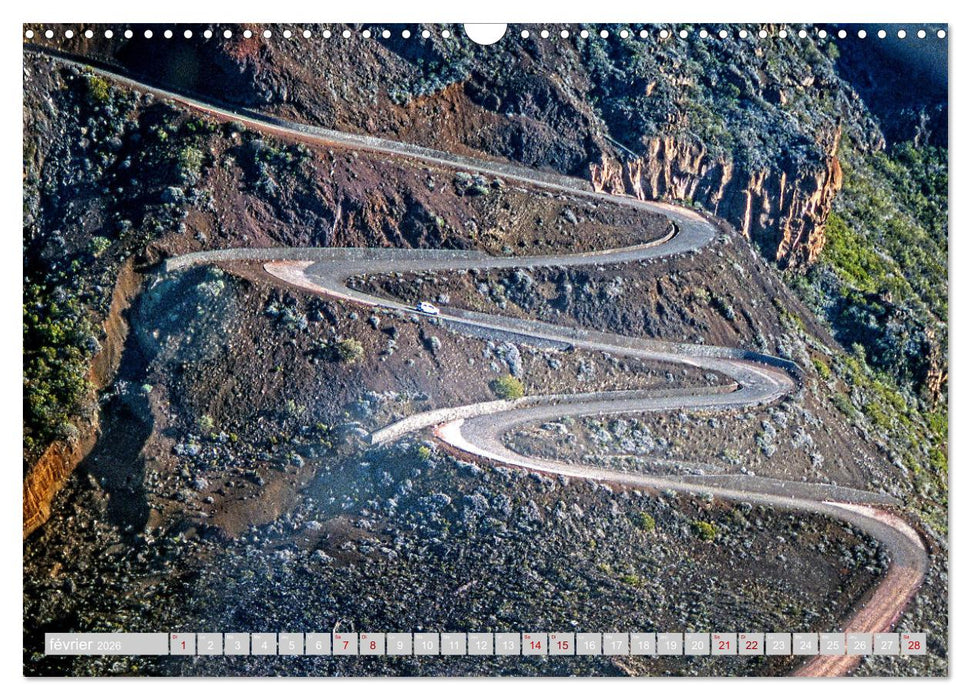 La Réunion, Au centre du volcan (CALVENDO Calendrier mensuel 2026)