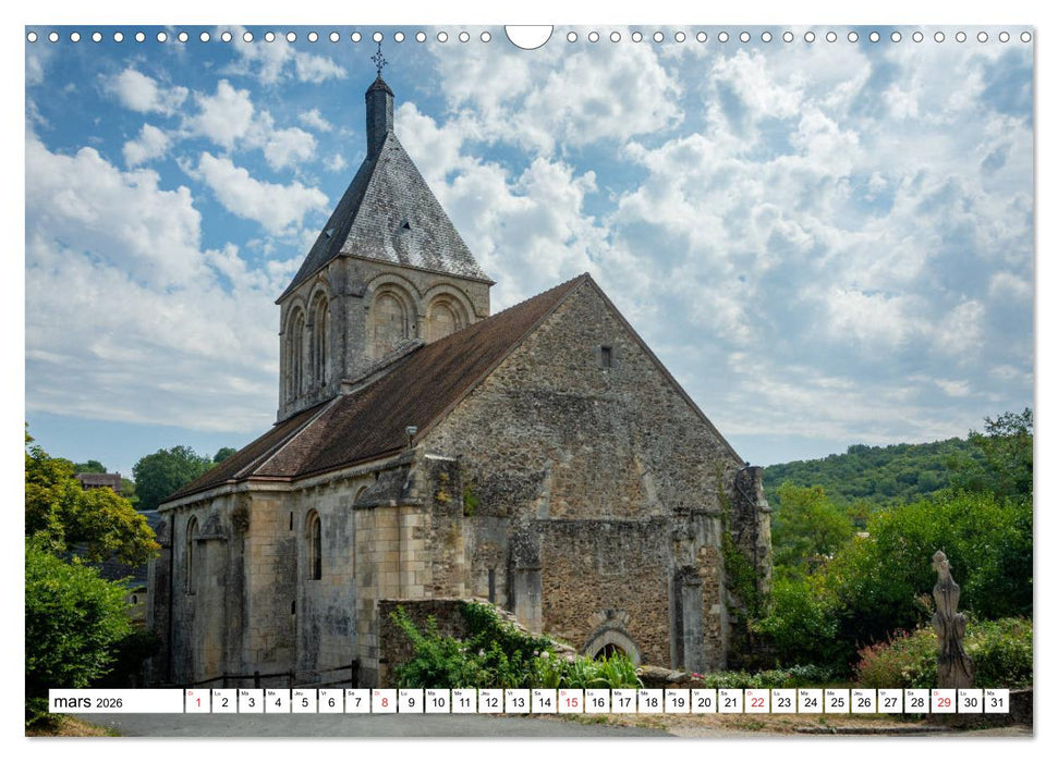 Entre Creuse et Berry la vallée des peintres (CALVENDO Calendrier mensuel 2026)