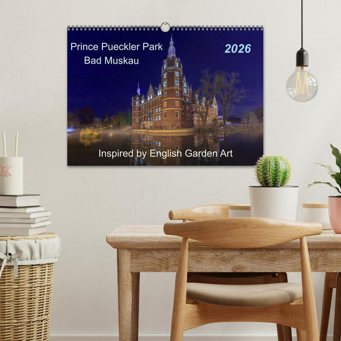 Prince Pueckler Park Bad Muskau (CALVENDO Monthly Calendar 2026)