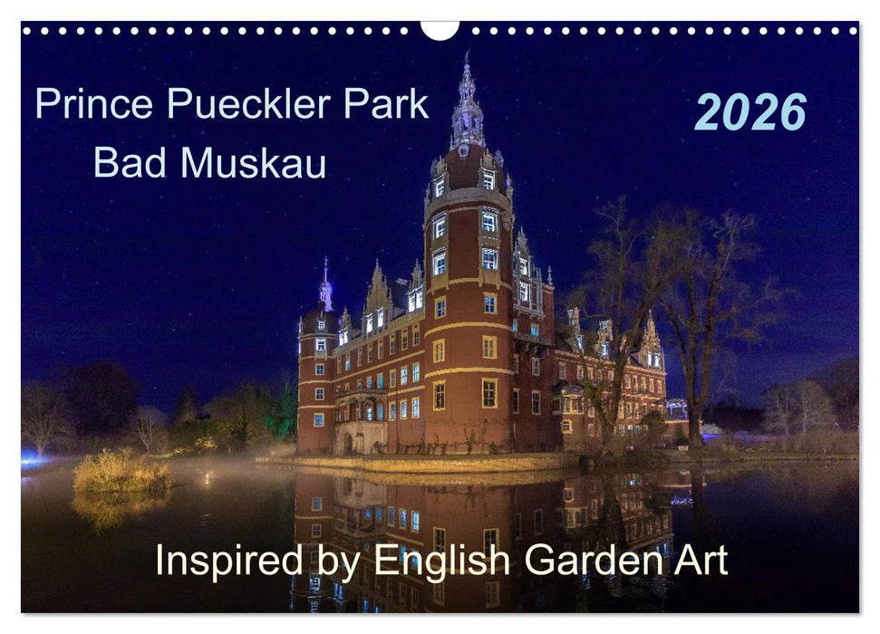 Prince Pueckler Park Bad Muskau (CALVENDO Monthly Calendar 2026)