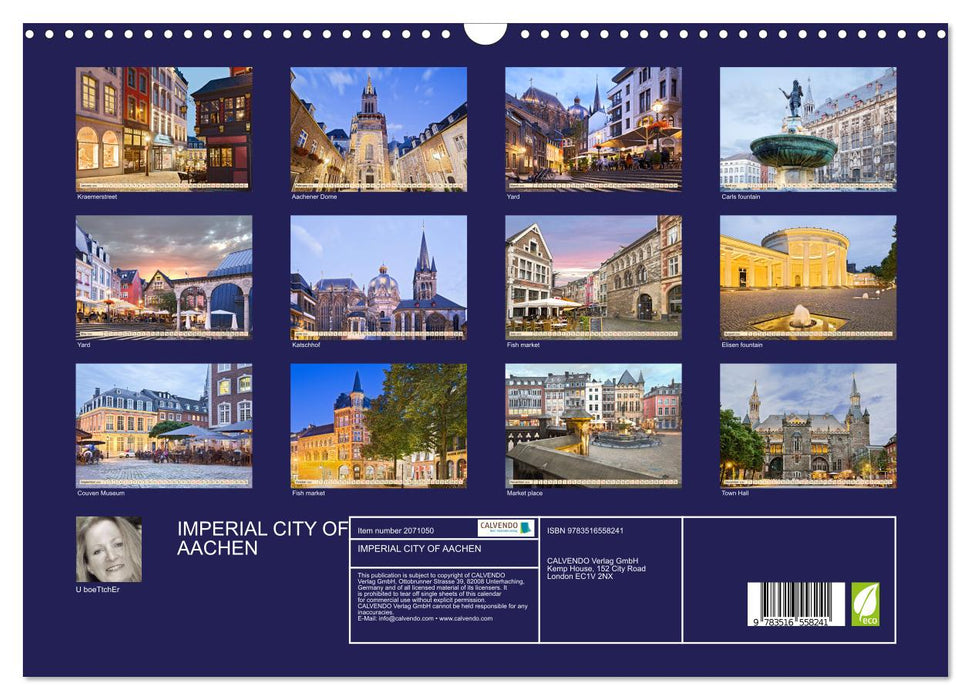 IMPERIAL CITY OF AACHEN (CALVENDO Monthly Calendar 2026)