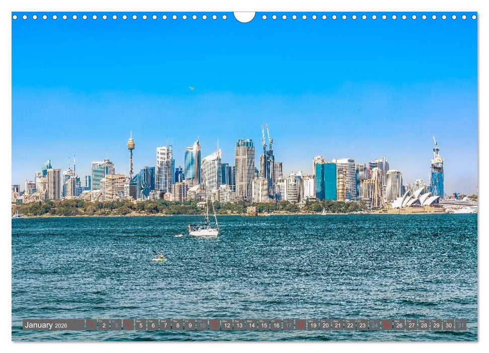 Australia - Metropolises • Outback • Rainforest • Koalas (CALVENDO Monthly Calendar 2026)