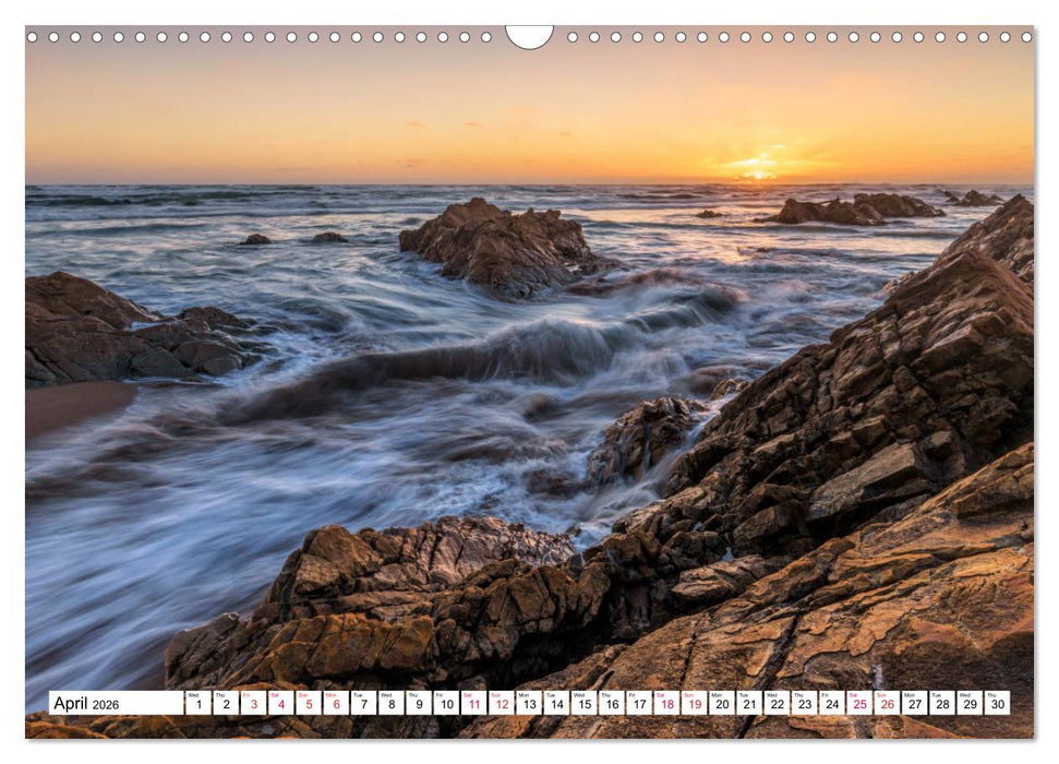 Tasmania Rainforest, waterfalls and rocky shores (CALVENDO Monthly Calendar 2026)