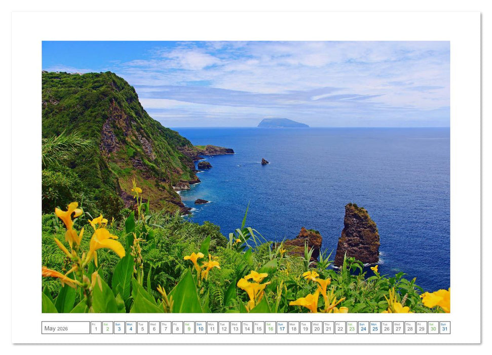 Archipelago of the Azores in the North Atlantic Ocean (CALVENDO Monthly Calendar 2026)