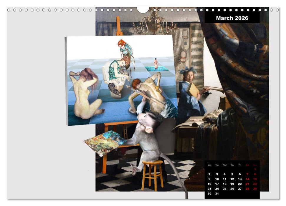 Dray's Re-Masters (CALVENDO Monthly Calendar 2026)