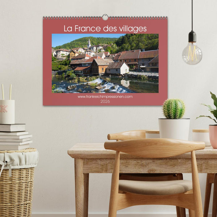 La France des villages (CALVENDO Calendrier mensuel 2026)