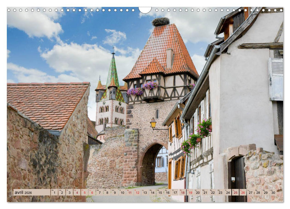 La France des villages (CALVENDO Calendrier mensuel 2026)