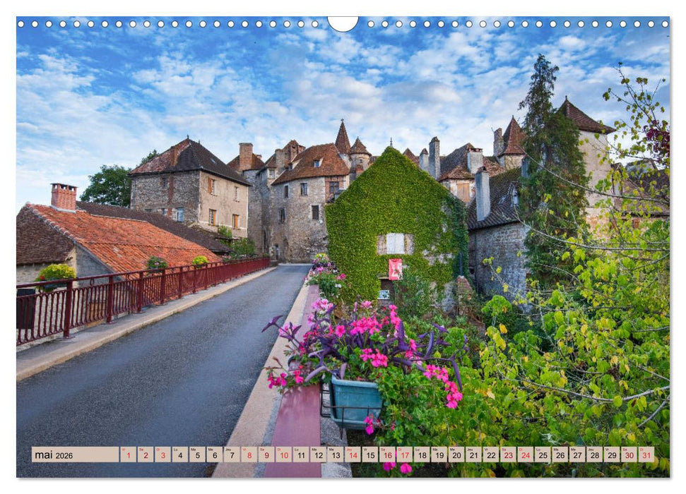 La France des villages (CALVENDO Calendrier mensuel 2026)