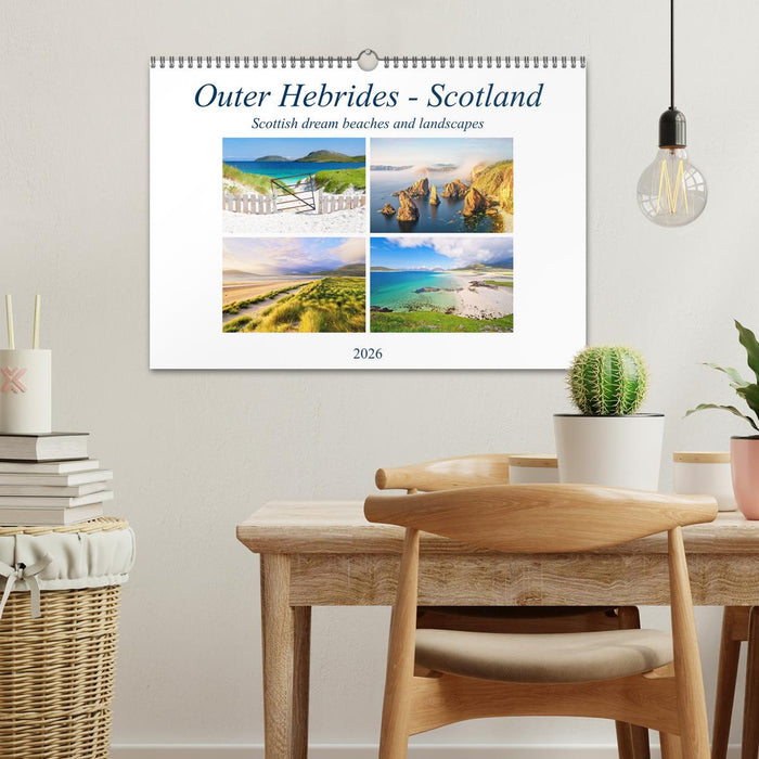 Outer Hebrides - Scotland Scottish dream beaches and landscapes (CALVENDO Monthly Calendar 2026)