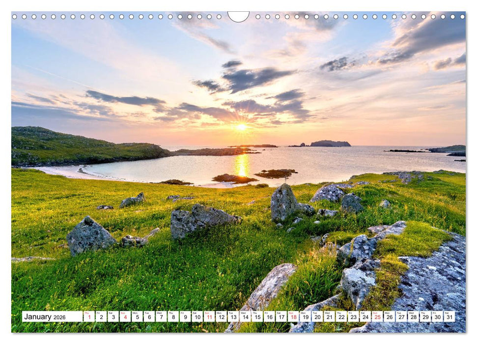 Outer Hebrides - Scotland Scottish dream beaches and landscapes (CALVENDO Monthly Calendar 2026)