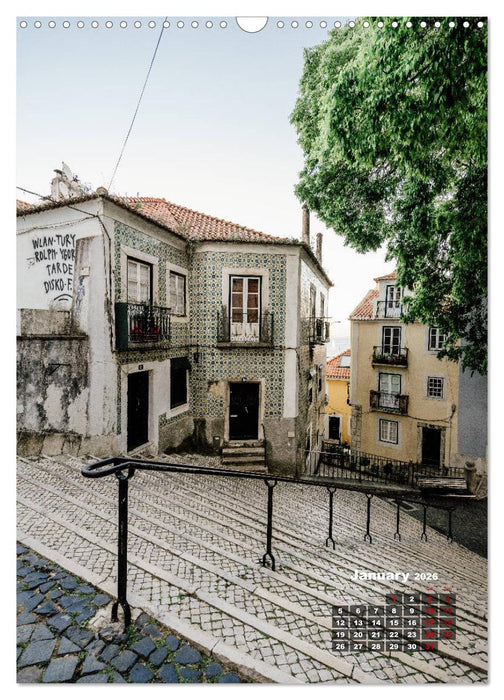 Cityscapes of Lisbon (CALVENDO Monthly Calendar 2026)