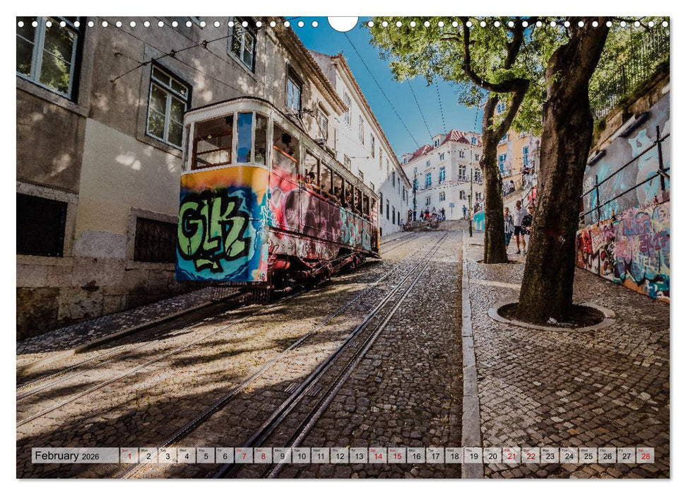 Lisbon - Perspectives (CALVENDO Monthly Calendar 2026)