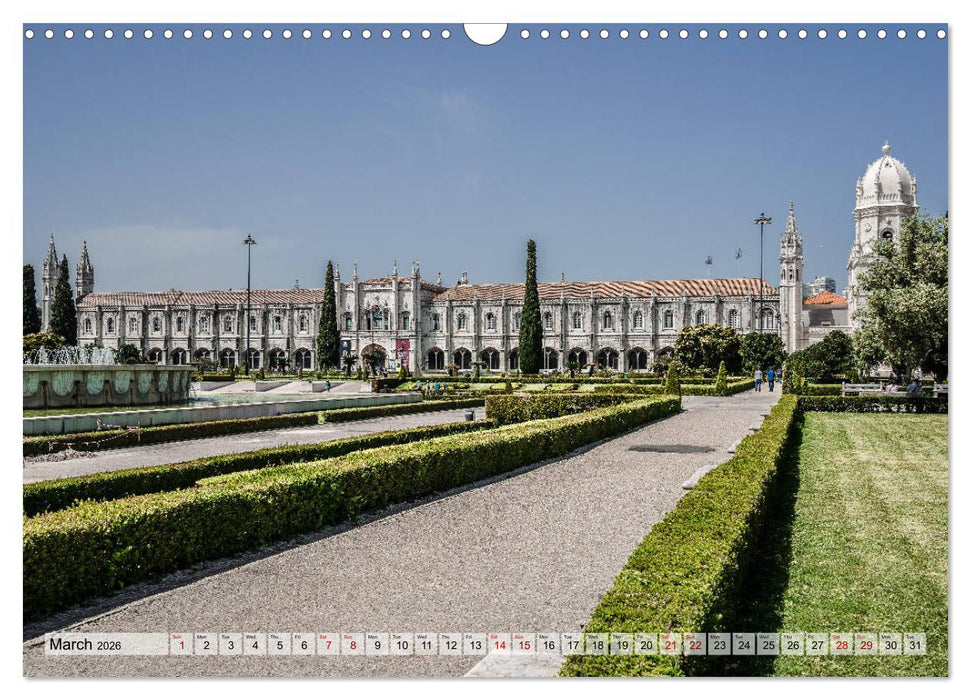 Lisbon - Perspectives (CALVENDO Monthly Calendar 2026)