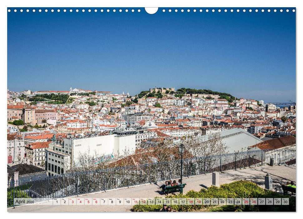 Lisbon - Perspectives (CALVENDO Monthly Calendar 2026)
