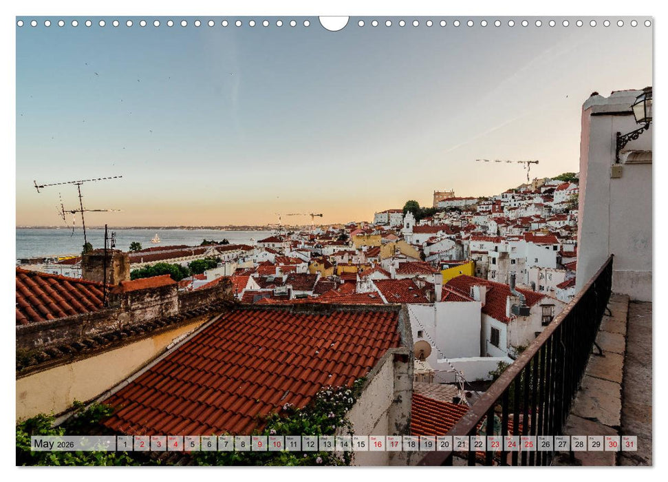 Lisbon - Perspectives (CALVENDO Monthly Calendar 2026)
