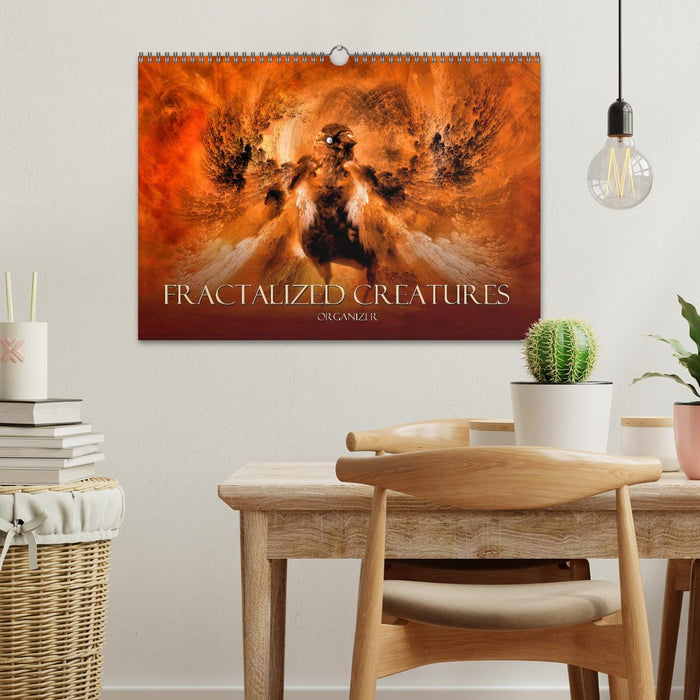 Fractalized creatures (CALVENDO Monthly Calendar 2026)