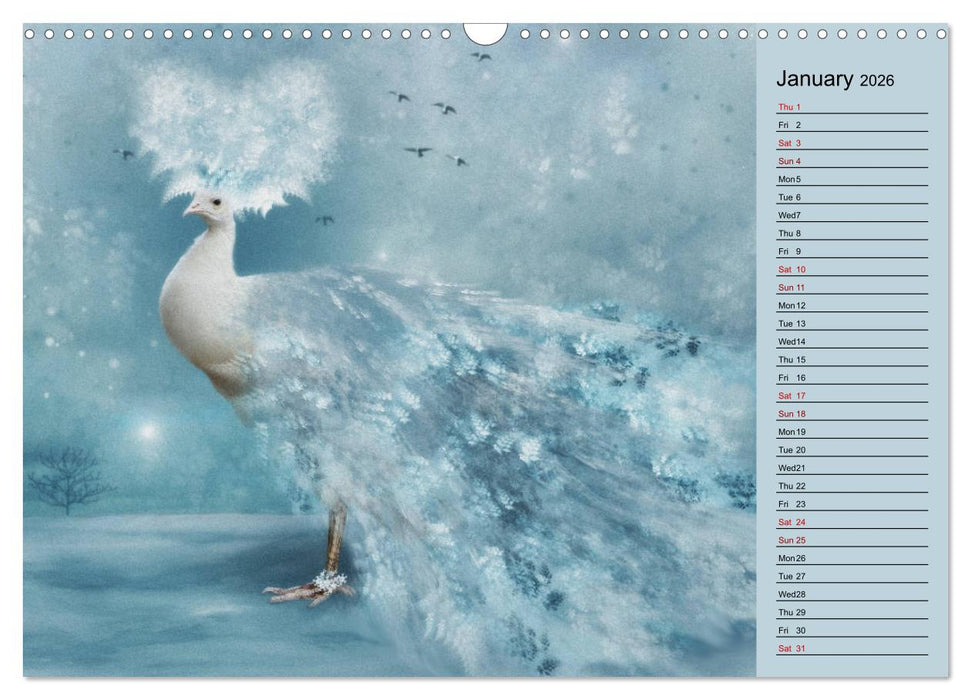 Fractalized creatures (CALVENDO Monthly Calendar 2026)