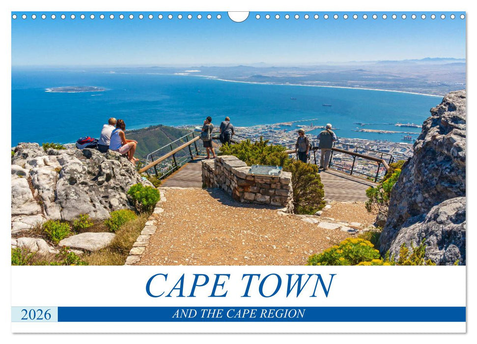 Cape Town and the Cape Region (CALVENDO Monthly Calendar 2026)