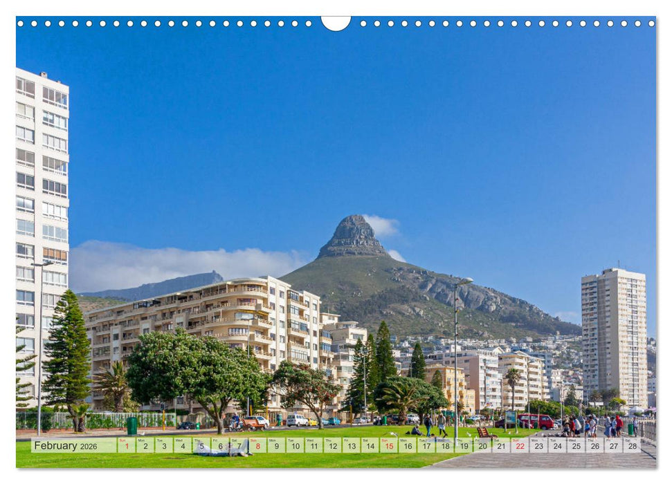 Cape Town and the Cape Region (CALVENDO Monthly Calendar 2026)