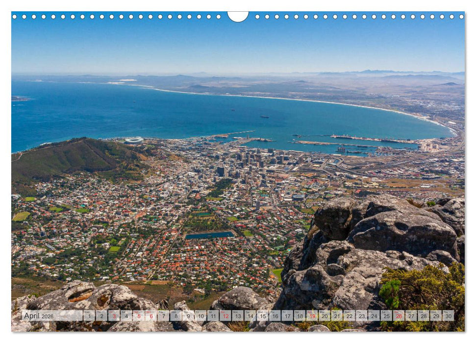 Cape Town and the Cape Region (CALVENDO Monthly Calendar 2026)