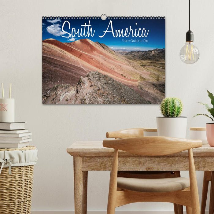 South America - From Quito to Rio (CALVENDO Monthly Calendar 2026)