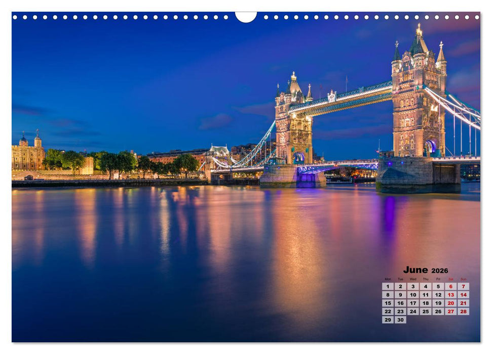 The Fascination of Bridges (CALVENDO Monthly Calendar 2026)