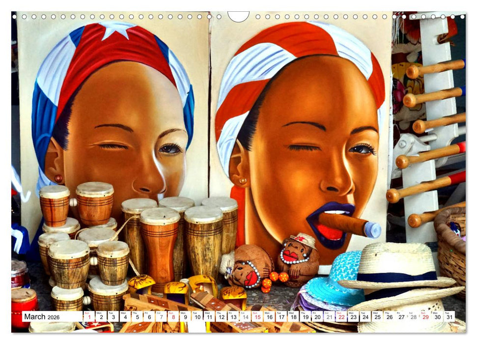 Cuban Cigars - Blue haze in Havana (CALVENDO Monthly Calendar 2026)