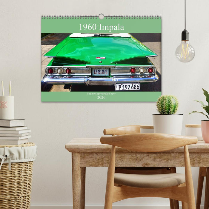 1960 Impala - The most spectacular Chevy (CALVENDO Monthly Calendar 2026)