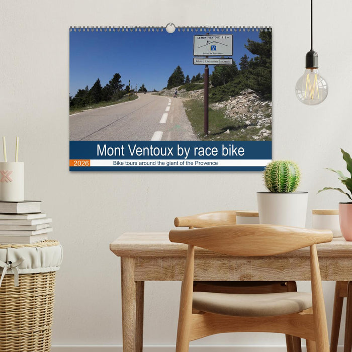 Mont Ventoux by race bike (CALVENDO Monthly Calendar 2026)