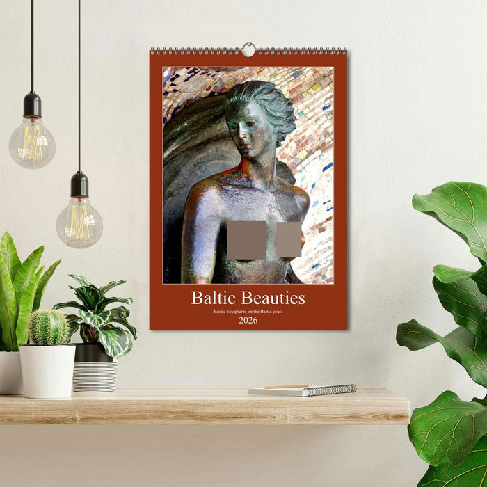 Baltic Beauties - Erotic sculptures on the Baltic coast (CALVENDO Monthly Calendar 2026)